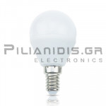 Λάμπα LED | E14 G45 | Σφαιρική | 5W | Θερμό Λευκό 3000K | 440Lm