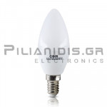 Λάμπα LED | E14 | Κερί | 7W | Θερμό Λευκό 3000K | 560Lm