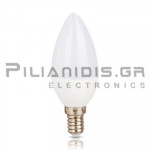 Λάμπα LED | E14 | Κερί | 5.5W | Φυσικό Λευκό 4000K | 410Lm | Dimmable