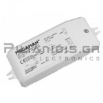 LED Driver | Dimmable 20 - 34Vdc | ER0114, ER0214 , ER0314 | 147x32x50mm | IP20