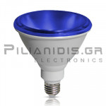 Λάμπα LED | E27 PAR38 | 10W | Μπλε | 890Lm | IP65