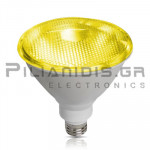 LED Lamp | E27 PAR38 | 10W | Yellow | 890Lm | IP65