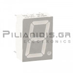 Led Display 7-Segment Single 14.2mm Red 0.9-2.8mcd Common Anode THT