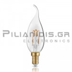 LED Lamp | E14 | Candle Tip | 3W | Warm White 2700K | 220Lm