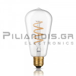 LED Lamp | Ε27 ST64 | 6W | Warm White 2700K | 590Lm