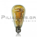 LED Lamp | Ε27 ST64 | 8W | Warm White 2700K | 760Lm | 3 Step Dimmable
