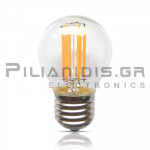 LED Lamp | Ε27 | Spherical | 4W | Neutral White 4000K | 410Lm