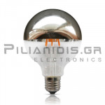 Λάμπα LED | E27 G95 | 6W | Θερμό Λευκό 2700K | 680Lm | Dimmable