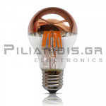 LED Lamp | E27 A60 | Rose Gold | 6W | Warm White 2700K | 680Lm | Dimmable