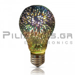 3D LED Lamp | E27 A60 | 4W | Warm White 2700K | Dimmable