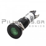 Indicator Light LED Ø8mm 24VAC/DC Green With Faston