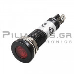 Indicator Light LED Ø8mm 24VAC/DC Red With Faston