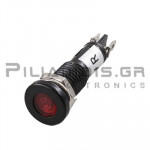 Indicator Light LED Ø8mm 230VAC Red With Faston