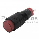 Indicator Light LED Ø10mm 12VAC/DC  Red With Faston