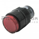 Indicator Light LED Ø16mm 12VAC/DC Red