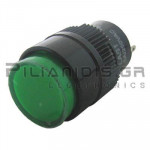 Indicator Light LED Ø16mm 24VAC/DC Green