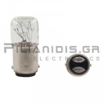 Incandescent Lamp | BA15d | 220-260V | 13-19mA | 3-5W | Ø16x35mm