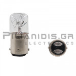 Incandescent Lamp | BA15d | 220-240V | 19-23mA | 5W | &Oslash;16x35mm