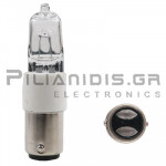Incandescent Lamp Halogen | BA15d | 220-240V | 175-190mA | 42W | &Oslash;19x60mm