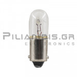 Filament Lamp Miniature BA9s 12V 250mA 3W 10x28mm