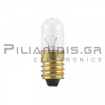 Incandescent Lamp | E10 | 7V | 300mA | 2W | Ø9x22mm
