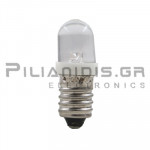 Λαμπάκι LED | E10 | 240VAC | 0.5W | 6500K | &Oslash;10x28mm