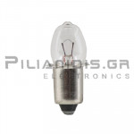 Flashlight Bulb | P13.5s | 6V | 500mΑ | 3W | Ø11x30mm