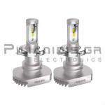 Car Bulb LED | H4 | P43t-38 | 12V | 15W | Pure White 6200K | 1100Lm