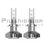 Car Bulb LED H7 +160% 12V 14W 6200K PX26d  Pure White  ( 2 Pieces )