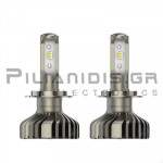 Car Bulb LED H7 +250% 12V 25W 5800K PX26d  Cool White  ( 2 Pieces )