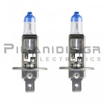 Car Bulb | H1 | P14.5s | 12V | 55W | Neutral White 3500Κ | 1550Lm