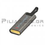 LED Flashlight Rechargeable 8 - 75Lm | 6000K | Li-Ion 3.7V/100mAh | IP20