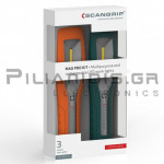 Set LED Work Handlamp 60 - 600Lm | 6000K | Li-Ion 3.7V/2600mAh | IP54