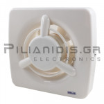 Wall Axial Fan Ø100(99)x25mm | 220-240VAC | 17W | 1.6m3/min
