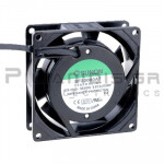 Fan 230Vac 80x80x25mm 28.9m³/h 29.0dB 14W Slide Bearing