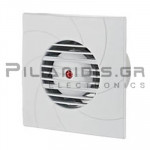 Wall Axial Fan Ø100(97.5)x70mm 230VAC 13W 100m³/h 2600rpm