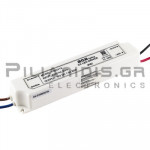Power Supply for LED 12Vdc/1.6A/20W (In:170-260VAC) IP67
