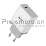 ΦΟΡΤΙΣΤΗΣ USB Vin: 230VAC - Vout: 5V/3.0A (1xUSB) 