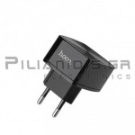 Φορτιστής USB Vin: 230VAC - Vout: 5V/3.0A (USB) Μαύρο