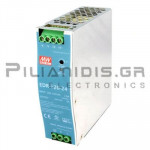 Τροφοδοτικό ράγας 120W; 24VDC; 5A; 90-264VAC; 127-370VDC