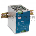 Power Supply DIN-Rail 480W  24VDC 20A 90-264Vdc / 127-370VAC