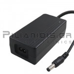 Tροφοδοτικό Επιτραπέζιο 230Vac - 12Vdc/5A με Φις (2.1x5.5mm)