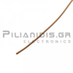 Καλώδιο PVC LiY επικασσιτερωμένο 1x0.50mm Καφέ