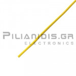 Cable PVC LiY tinned 1x0.5mm Yellow