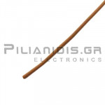 Cable PVC LiY tinned 1x0.75mm Brown