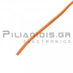 Καλώδιο PVC LiY επικασσιτερωμένο 1x0.75mm Πορτοκαλί