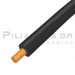 Cable Silicone SIAF (-60℃C εως +180℃C) 1x1.00mm Black