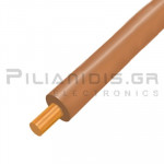 Cable Silicone SIAF (-60℃C εως +180℃C) 1x1.00mm Brown