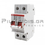 ΔΙΑΚΟΠΤΗΣ ΡΑΓΑΣ 2P 45A  230/400VAC