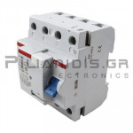 Διακόπτης Διαρροής | 4 Πόλοι | 4x40A | 30mA | AC